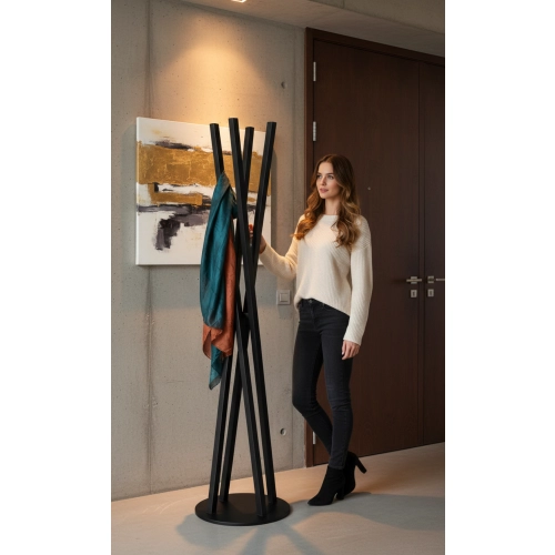 Wieszak stojący metalowy kolory rozmiary WSM-6